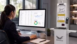 Retail Analytics Dashboard Kiosk